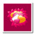 3dRose ht_99581_3 Pretty Valentines Day Designer Art-Iron on Heat Transfer for White Material, 10 by 10-Inch
