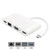 CY USB-C Type-C to VGA HDMI Ethernet OTG 4 Ports HUB Docking Multiport Adapter for Laptop