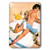 3dRose lsp_204155_1"Print Of Elvgren Pinup Oops At Beach With Puppy Single Toggle Switch