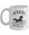 Cute Part Unicorn Ceramic Coffee & Tea Gift Mug Drinkware For Mom, Dad, Aunt, Uncle, Friend & Kids