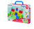 Miniland 10mm 3/8" Pegs with 6-Worksheets and Suitcase, 240-Piece