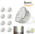 JKLcom MR16 LED Light Bulbs 8 Pack,12V 4W LED Spotlight MR16 Socket Base Bulbs ,50 Watt Equivalent