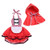 OBEEII Little Red Riding Hood Halloween Costume Newborn Baby Toddler Girl Tutu Dress Cloak Fairy Tale Fancy Dress Up Party