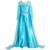 Enterlife Girls Elsa Costume Frozen Snow Queen Sequin Fancy Princess Dress Up for Birthday Party Halloween