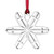 Orrefors 2019 Annual Snowflake Christmas Ornament