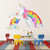 Unicorn Wall Decals,Unicorn Wall Sticker Decor with Rainbow Birthday Christmas Gifts for Boys Girls Kids Bedroom Decor Nursery Room Home Decor