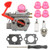 545081855 Carburetor for Walbro WT-875 Craftsman Poulan Pro BVM200C BVM200VS P200C GBV325 P325 Blower with Adjustment Tool Kit