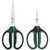 Hydroponic 60mm/40mm 2 pack Bonsai micro tip pruning shears (Stainless Steel) by Greenthumbpro