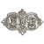 Antique Silver Tone St. Christopher / St Michael Visor Clip