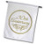 3dRose fl_154472_1 30th Gold Text for Celebrating Wedding Anniversaries 30 Years Married Together Garden Flag, 12 by 18-Inch
