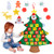 Coxeer Felt Christmas Advent Calendar, Xmas Felt Advent Calendar with Pocket 24 Days Countdown Calendar DIY Xmas Wall Hanging Tree Calendars with 10 PCS Ornaments Gift for Kids Christmas Decorations
