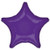 Anagram 25286 Star-New Purple Foil Balloon, 19"