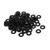 uxcell M5 x 10mm x 1mm Nylon Flat Insulating Washers Gaskets Spacers Black 100PCS