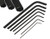 7Pcs 0.7mm-3mm Micro Hexagon Hex Allen Key Set Wrench Screwdriver Tool Kit