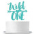 INNORU Wild One Cake Topper - Baby's First Birthday Party Decorations - 1st Birthday Cake Topper - Baby Shower Photo Props (Tiffany Blue)