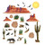 Wild West Desert Props Party Accessory (1 count) (29/Pkg)
