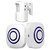SimLife Motion Sensor Alarm, Wireless Driveway Alert, Home Security System Alarm with 1 Sensor and 2 Receiver -38 Chime Tunes - LED Indicators