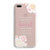 iPhone 7 Plus Case,iPhone 8 Plus Case,Girls Floral Flowers Christian Bible Verses Inspirational Pink Proverbs 3:5 Trust Lord with All Your Heart Vintage Rose Soft Clear Case for iPhone 7plus/8plus