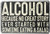 ERLOOD Alcohol Tin Signs Unique Metal Bar Wall Plaque Decor Vintage Kitchen Tin Sign 12 X 8