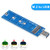 ELUTENG M.2 SSD to USB 3.0 Adapter, M2 SSD Enclosure Compatible for SATA B & B+M Key NGFF USB Coverter Card 5Gbps Support 2230 2242 2260 2280 NGFF SSD (NOT for NVME)