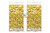2PK Emoji Plastic Tablecloth, 84 x 54
