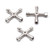 Antrader Silver 4-Way Multi-Functional Utilities Key Triangle/Square Wrench for Train Electrical Control Cabinet Elevator Water Meter Valve 3-Pack