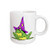 3dRose Frog Wizard with Purple Hat Ceramic Mug, 11-Ounce