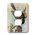 3dRose LLC lsp_10876_6 Vintage Bird with Texture Added by Angelandspot 2 Plug Outlet Cover