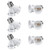 DiCUNO 2 in 1 E26 Socket Splitter Adapter, Two E26 Standard Medium Base Bulbs in One Socket Y-shape Lamp Holder Extender, Maximum 200W and 165? Heat Resistant Light Bulb Splitter 6Pcs