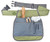 Esschert Design Garden Tool Belt, Gray