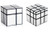 D-FantiX Shengshou Mirror Cube Set, 2x2 3x3 Mirror Blocks Puzzle Cube Toys Silver