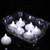 Waterproof Flameless Floating Candles,Floating Tealights,12 Pack White Battery Flickering LED Tea Lights Candles - Centerpiece,Wedding,Party,Pool & SPA