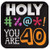 Holy Bleep Youre How Old 40th Birthday 7-inch Plates (2-Pack: 16 Plates)