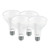 Bulbrite 773353 LED9BR30/840/4PK LED9BR30/840/D LED 9W BR30 Dimmable Light Bulb, Medium/E26 Base, 4 Pack, Cool White