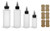 UniKitchen Squeeze Bottles with Twist Cap for Icing, Decorating, and Condiments (6 Pack, 8 oz.)