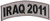 Hot Leathers Iraq 2011 Patch (Multicolor, 4" Width x 1" Height)