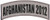 Hot Leathers Afghanistan 2012 Patch (Multicolor, 4" Width x 1" Height)