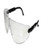 3M 10078371622517 Lexa Reader Protective Eyewear, Medium, Capacity, Volume, Plastic, 2.0 Diopter, Clear/Black
