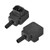 uxcell AC 110-250V 10A Male IEC320 C14 Power Socket Adapter Receptacle Right Angle 2 Pcs