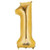 Anagram 28244 Number 1 Gold Foil Balloon, 34",