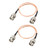 uxcell BNC Male to BNC Male Coax Cable RG316 RF Coaxial Cable 50 ohm 1 Feet 2pcs