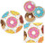 Breakfast Donut Time Party Supply Pack! Bundle Includes Plates and Napkins for 8 Guests