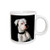 3dRose White Boxer Uncropped Ears Mug, 11-Ounce