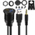 SINCODA USB Mount Cable 1M 3 Feet USB 3.0 and 3.5mm Aux Extention Mount, Flush, Dash, Panel Mount Cable for Car, Boat, Motorcycle