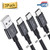USB Certified Type C Cable -Marchpower Type C Fast Charger Cable -USB C Charging Cable 3 Pack(3ft 6ft 6ft) -Type C Charging Cord Nylon Braided for Samsung Galaxy S8 S9 Plus Note 9 8 LG G6 G5 V30 V20