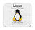 Neurons Not Included Linux is User Friendly Operating System Geek Mouse Pad