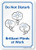 SmartSign "Do Not Disturb, Brilliant Minds At Work" Sign | 7" x 10" Magnetic