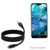 Nokia 7.1 Cable, BoxWave [DirectSync - USB 3.0 A to USB 3.1 Type C] USB C Charge and Sync Cable for Nokia 7.1-6ft - Black