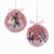 Kurt Adler 80mm Nutcracker Ballet Decoupage Styrofoam Ball Ornament 2/asstd