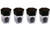 Actopus 4sets Dice Bomb Magic Trick 1 Change 8 Dices Small Gimmick Box